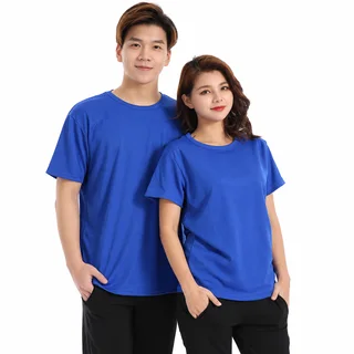 Custom Quick-Dry Crew Neck T-Shirt for Clubs & Events