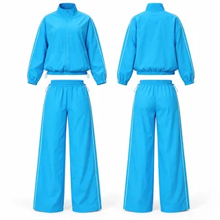 Custom Women's Wide-Leg Tracksuit Set