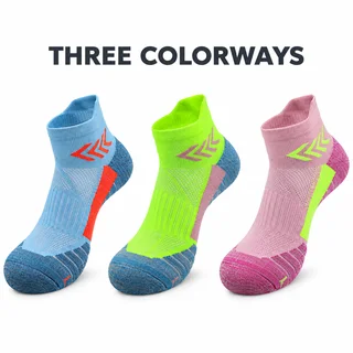 Custom Cushioned Running Ankle Socks for Clubs & Teams