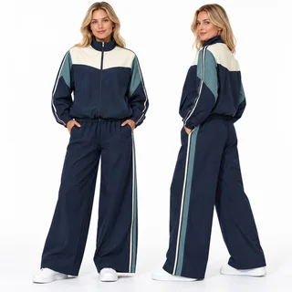 Custom Women's Wide-Leg Tracksuit Set