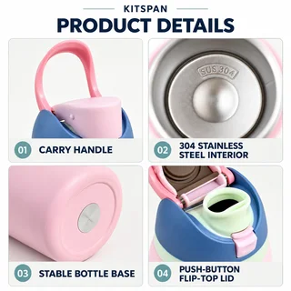 Custom Insulated Stainless Steel Sports Water Bottle