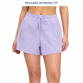Custom Women's Contrast-Trim Nylon Running Shorts